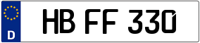 Truck License Plate